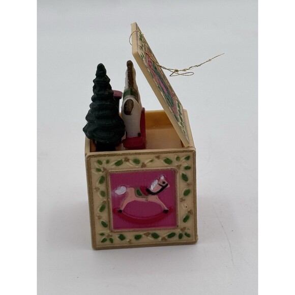 Vintage Toy Box Christmas Tree Ornament Traditional Holiday Decorations - Picture 4 of 6